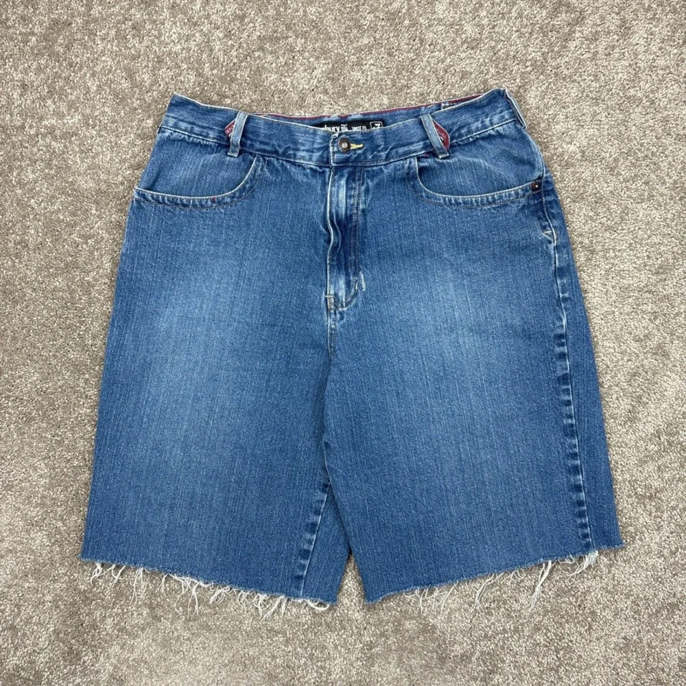 Vintage Y2K Starbury Baggy Denim Jean‎ Shorts Jorts Size 32